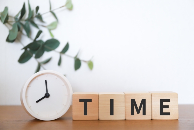 チームラボ入場のおすすめ時間帯をイメージした時計