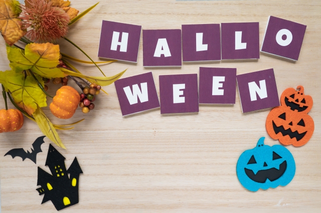 ハロウィンのデコレーション