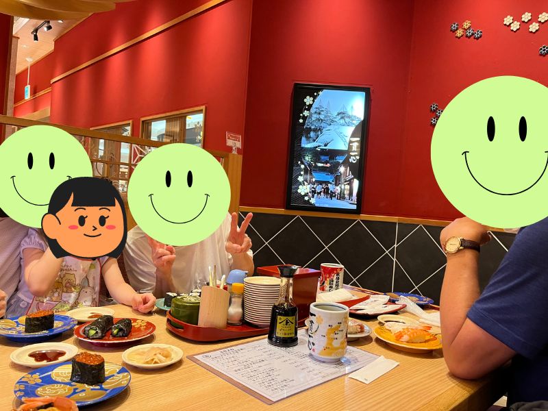 もりもり寿司イオンモール久御山店の店内の様子
