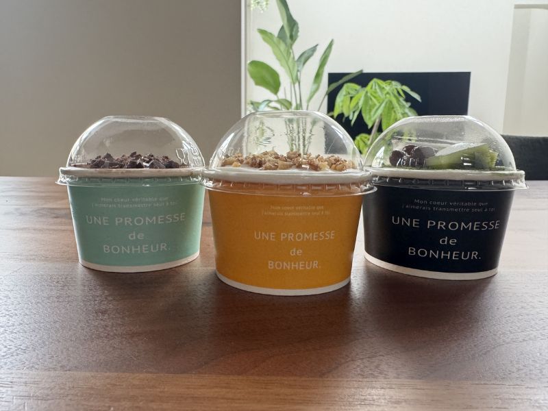 The chiffonで購入したシフォンケーキ